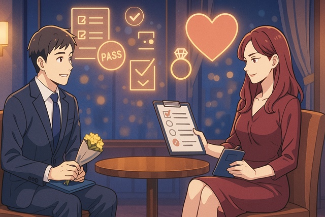 脈アリを断る行動は「最終面接」2