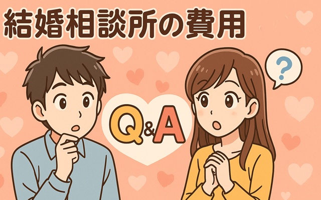 結婚相談所の費用に関するよくある質問