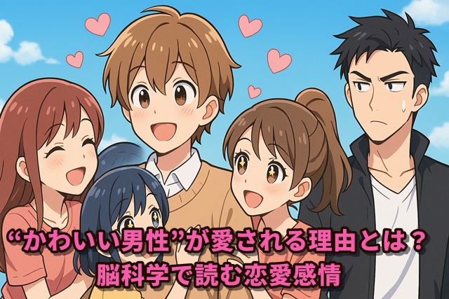 “かわいい男性”が愛される理由とは?脳科学で読む恋愛感情