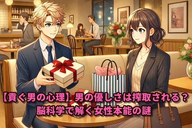 【貢ぐ男の心理】男の優しさは搾取される？