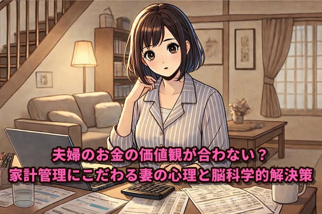 夫婦のお金の価値観が合わない？