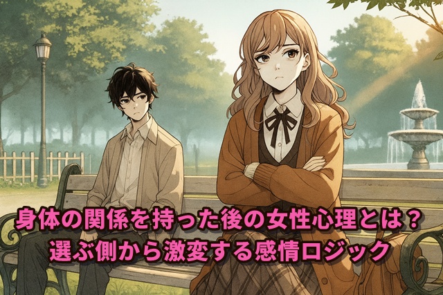 身体の関係を持った後の女性心理とは？