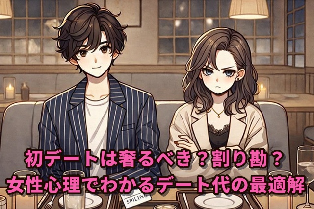 初デートは奢るべき？割り勘？女性心理でわかるデート代の最適解