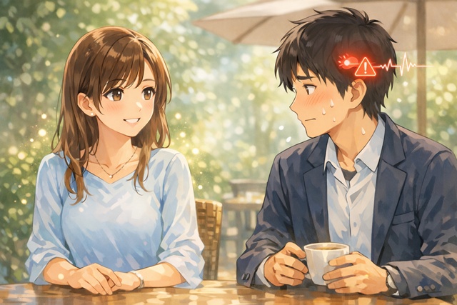 美人に緊張する正体は「生存本能」の誤作動