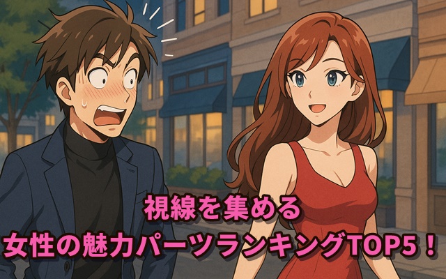 視線を集める女性の魅力パーツランキングTOP5!