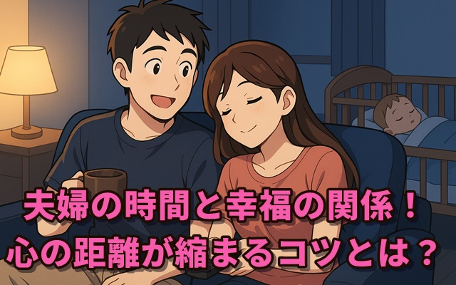 夫婦の時間と幸福の関係!