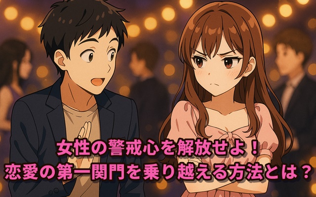 女性の警戒心を解放せよ!