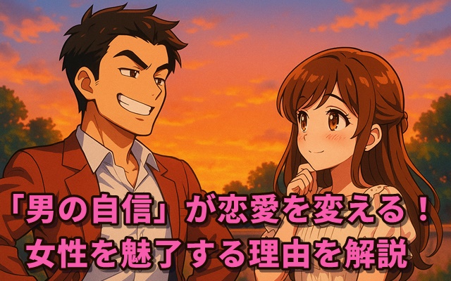 「男の自信」が恋愛を変える!
