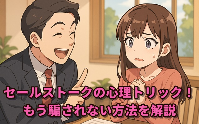 セールストークの心理トリック!