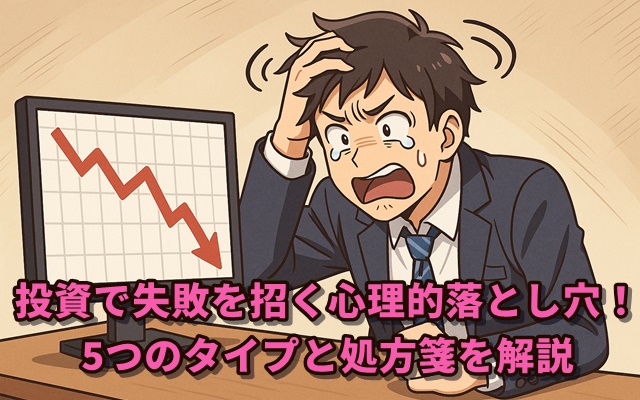 投資で失敗を招く心理的落とし穴!