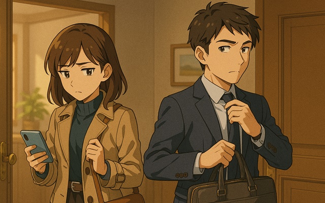 すれ違う二人