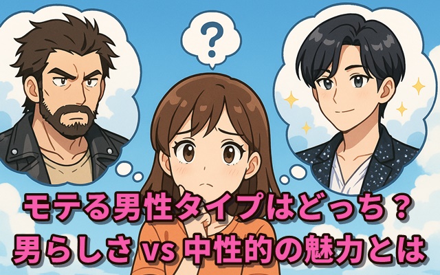 モテる男性タイプはどっち?