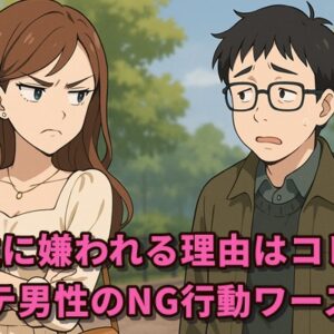 女性に嫌われる理由はコレ!