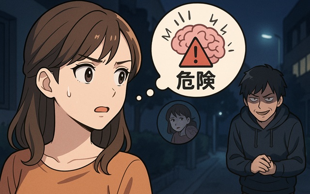 女性脳が“危険”と判断