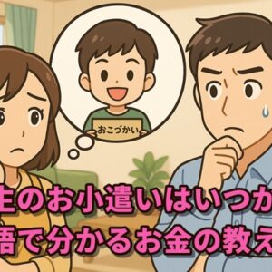 小学生のお小遣いはいつから?