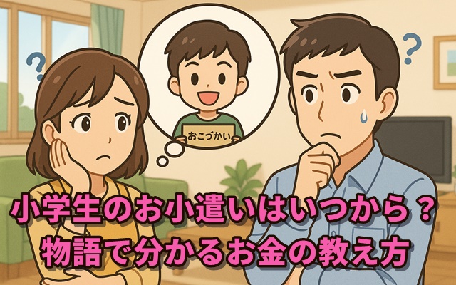 小学生のお小遣いはいつから?