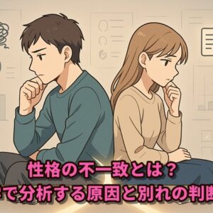性格の不一致と心理学