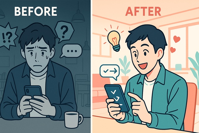 【1分で分析】少し話がズレているかも？あなたの「恋愛会話ボトルネック診断」