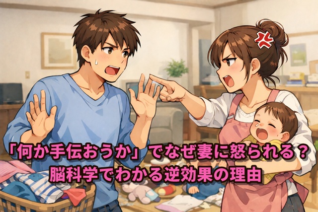 「何か手伝おうか」でなぜ妻に怒られる