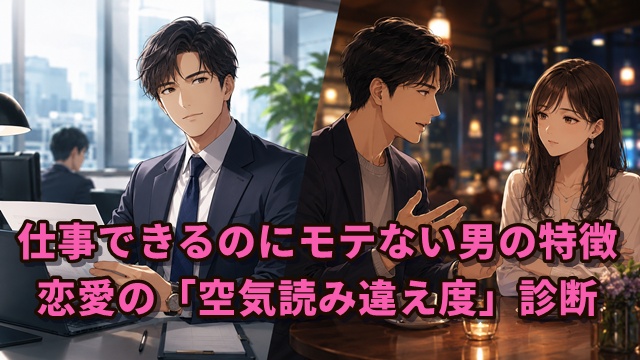 仕事できるのにモテない男の特徴